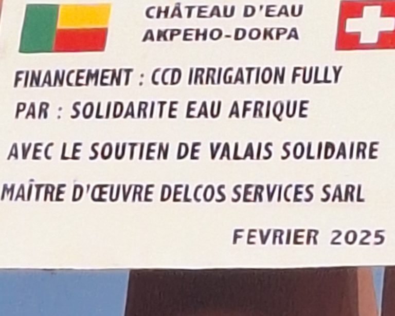 Lire la suite à propos de l’article 23-208 – Forage de 3 à 6 forages équipés de pompe manuelle ou Château d’eau dans la Région de Zou – Solidarité Eau Afrique